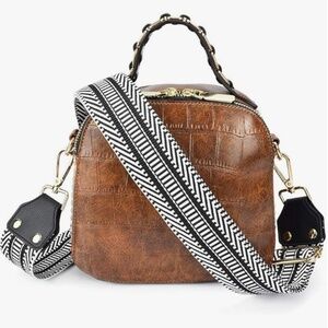 Wide Guitar Strap Style Purse Strap